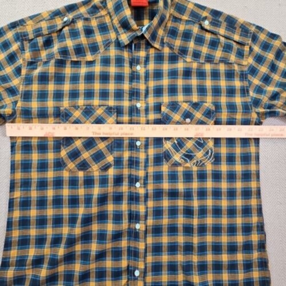 Eklectik Genes‎ Co. Graphic Logo Button-Down Shirt Men's 2XL Jeanetik Revolution - Picture 9 of 14